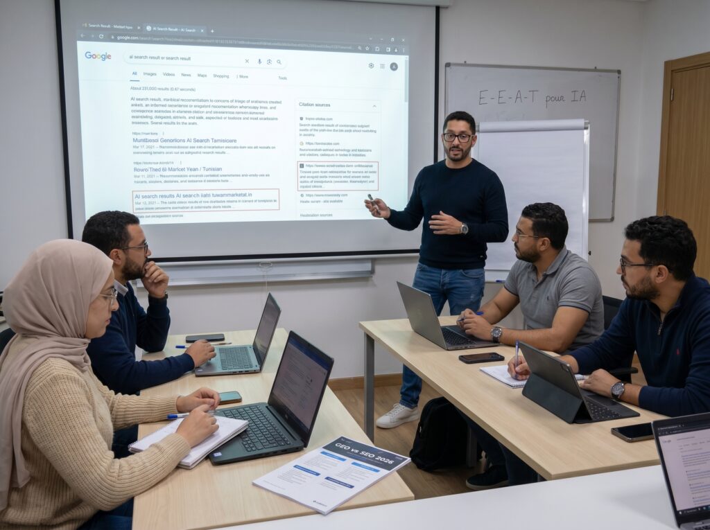 Expert GEO & SEO IA Malek Mwlhi
