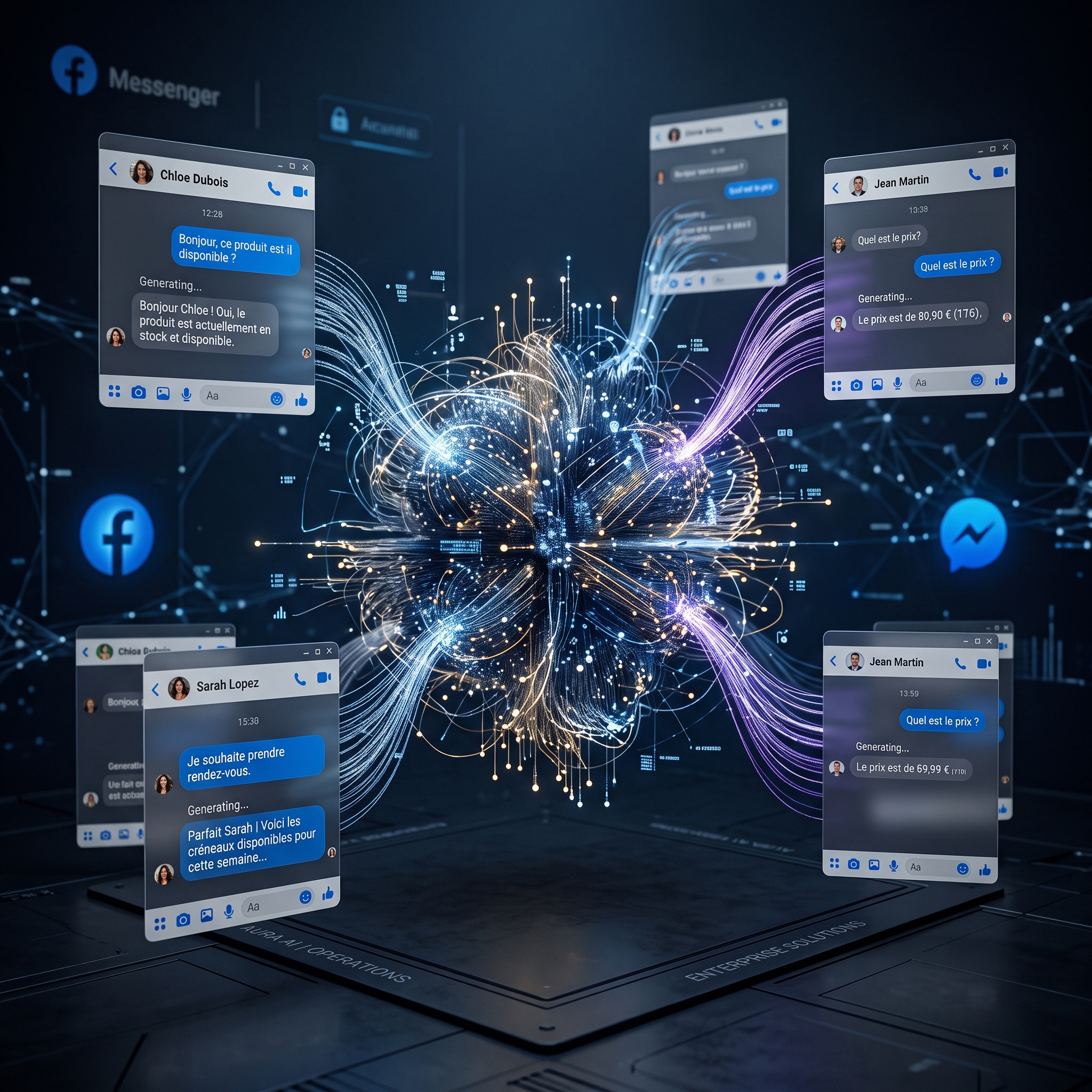 Agent Facebook IA automatisez vos messages et votre relation client